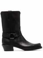 Buttero bottes d'inspiration western Elba - Noir