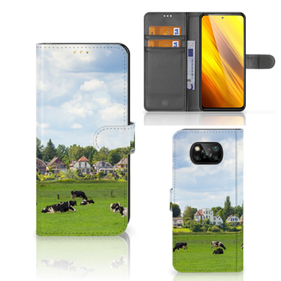 Xiaomi Poco X3 | Poco X3 Pro Telefoonhoesje met Pasjes Koeien Xiaomi Poco X3 | Poco X3 Pro Telefoonhoesje met Pasjes Koeien
