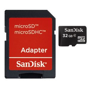 SanDisk SDSDQB-032G-B35 microSDHC-kaart 32 GB Class 4 Incl. SD-adapter