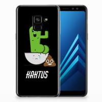 Samsung Galaxy A8 (2018) Telefoonhoesje met Naam Cactus Poo