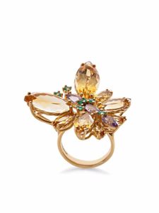 Dolce & Gabbana bague Spring en or 18ct ornée de pierres