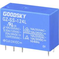 GoodSky GZ-SS-124L Printrelais 24 V/DC 20 A 1x wisselcontact 1 stuk(s) Tube - thumbnail