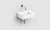 Clou New Flush 2 fontein solid surface 36cm wit mat