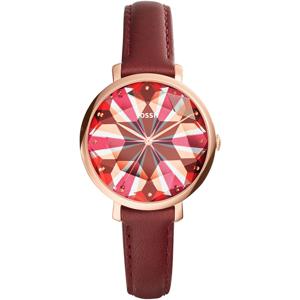 Horlogeband Fossil ES3904 Leder Rood 14mm