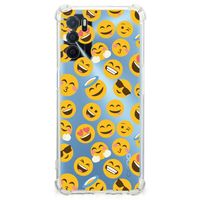 OPPO A16 | A16s | A54s Doorzichtige Silicone Hoesje Emoji - thumbnail