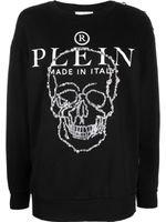 Philipp Plein sweat à ornements en cristal - Noir