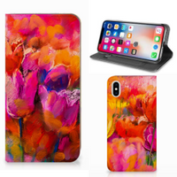 Bookcase Apple iPhone Xs Max Tulips - thumbnail