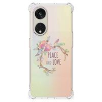 OPPO A98 Stevig Bumper Hoesje Boho Text