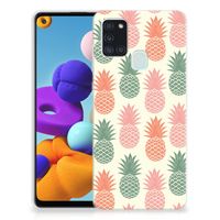 Samsung Galaxy A21s Siliconen Case Ananas