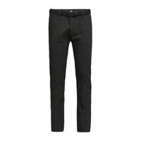 WE Fashion Fundamentals skinny chino met all over print antraciet