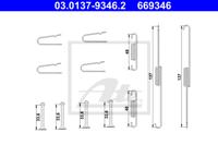 Toebehoren, remschoen ATE, u.a. für Mitsubishi, Fiat - thumbnail