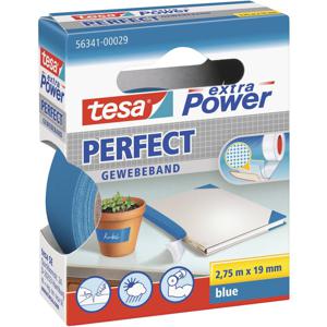 tesa PERFECT 56341-00029-03 Textieltape tesa extra Power Blauw (l x b) 2.75 m x 19 mm 1 stuk(s)