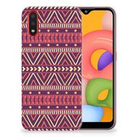 Samsung Galaxy A01 TPU bumper Aztec Paars