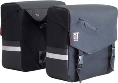 Cycle Tech dubbele fietstas Vega 28 liter polyester zwart Cycle Tech dubbele fietstas Vega 28 liter polyester zwart