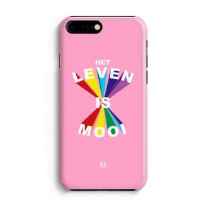 Het Leven Is Mooi: iPhone 8 Plus Volledig Geprint Hoesje