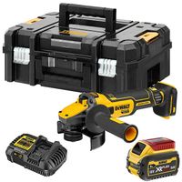 DeWalt DCG409T1 | Haakse Slijper | XR | FlexVolt | Advantage | 6,0Ah | Li-Ion | 125mm | Set - DCG409T1-QW - thumbnail