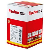 Fischer N 8X60/20 S NAGELPLUG (50) 50 St - 50356