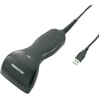 Manhattan 401517 USB-Kit Barcodescanner Kabel 1D Zwart Handmatig USB - thumbnail