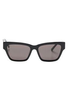 Balenciaga Eyewear lunettes de soleil carrées à logo imprimé - Noir