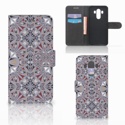 Huawei Mate 10 Pro Bookcase Flower Tiles