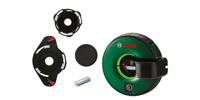 Bosch Lijnlaser Atino set incl. accessoires, zwart, groen