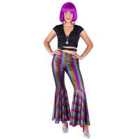 Disco Broek Regenboog Dames Boogie