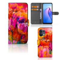 Hoesje OPPO Reno8 Tulips