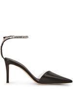 Giuseppe Zanotti escarpins Xenya 85 mm à ornements en cristal - Noir