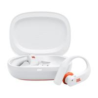JBL Endurance Peak 4 noise-cancelling in-ear true wireless sportoordopjes met Bluetooth, 48 uur batterijduur, TwistLock secure fit, IP68 water- en stofdicht, JBL Pure Bass Sound, wit