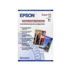 Epson Premium Semigloss Photo Paper A3+ 250g/m² - 20 Vel