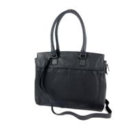 WACO dames laptop schoudertas 15,6 inch (38 cm) zwart