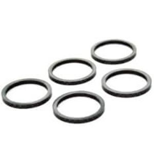 Hulzebos Spacers 28.6 mm 1-1/8 inch oversized 3 mm carbon 5 stuks 6500030