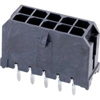 Molex 430451013 Male header, inbouw (standaard) Totaal aantal polen: 10 Rastermaat: 3 mm Inhoud: 1 stuk(s) Tray - thumbnail