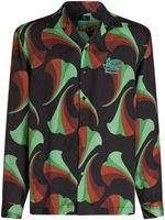 ETRO floral-print silk bowling shirt - Noir - thumbnail