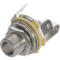 Rean AV NYS 229 Jackplug 6.35 mm Bus, inbouw verticaal Aantal polen: 2 Mono Zilver 1 stuk(s) - thumbnail