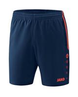 JAKO - Shortscompetitie 2.0, Dames, Marine/Vlam, 34-36
