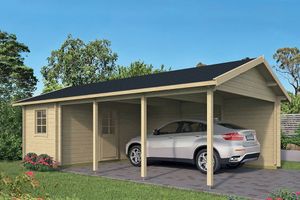 Tuindeco | Ever Garage/Carport | Onbehandeld