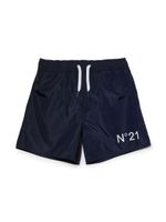 Nº21 Kids short de bain à lien de resserrage - Bleu