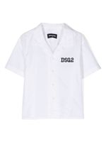 DSQUARED2 KIDS chemise à logo imprimé - Blanc