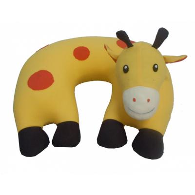 Cuddlebug Nekkussen Giraffe 30 X 30 Cm Geel