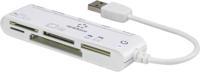 Renkforce CR45e Externe geheugenkaartlezer USB 2.0 Wit