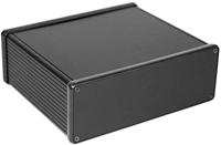 Hammond Electronics 1455U1602BK Universele Behuizing 160 x 191 x 66 Aluminium geëxtrudeerd Zwart (Geanodiseerd) 1 st.