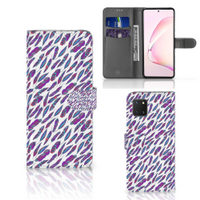 Samsung Note 10 Lite Telefoon Hoesje Feathers Color