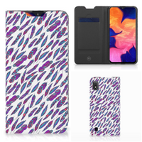 Samsung Galaxy A10 Hoesje met Magneet Feathers Color - thumbnail