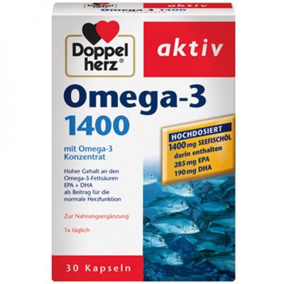 Doppelherz Omega-3 1400 30 Capsules