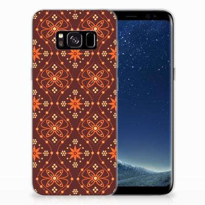 Samsung Galaxy S8 TPU bumper Batik Brown