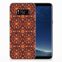 Samsung Galaxy S8 TPU bumper Batik Brown