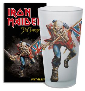 Iron Maiden Pint Glass The Trooper