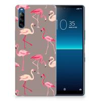 Sony Xperia L4 TPU Hoesje Flamingo