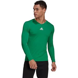 adidas Team Base Shirt - Bescherming en braces - Thermo kleding - Green - maat S